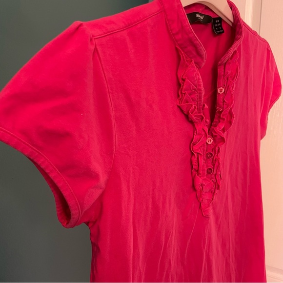 SzM ruffle golf shirt - Picture 3 of 5